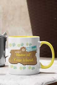 Animal Crossing Personalized Coffee Mug Mugs Personalized Mugs Personalized Coffee Mugs
