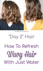 You can go for a completely new style or introduce a trendy twist to your usual cut that you have been wearing for years. Day 2 Wavy Hair How To Refresh With Water Wavy Hair Care