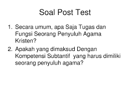 Jual buku soal tes cpns guru keguruan 2018 kota tangerang. Tugas Dan Fungsi Penyuluh Agama Kristen Ppt Download