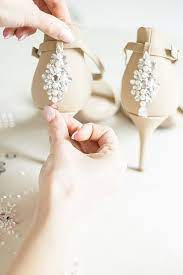 Diy Rhinestone Embellished Wedding Shoes Heels Diy Wedding Shoes Embellished Wedding Shoes Diy Heels