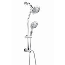 Shop Pfister 5 In 2 5 Gpm 9 5 Lpm Polished Chrome 5 Spray Hand Shower At Lowe 39 S Canada Find Our Selection Of Shower Hand Shower Pfister Polished Chrome
