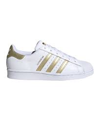 Adidas damen superstar 80s weiß cg5997. Adidas Originals Superstar Damen Weiss Gold Lifestyle Freizeitschuh