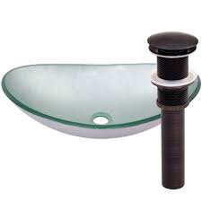 novatto argento oval glass vessel