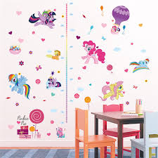 Cartoon My Little Pony Ponies Wall Stickers For Kids Rooms