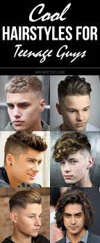 34 Cool Hairstyles For Teenage Guys In 2020 Macho Styles Hairstyles For Teenage Guys Cool Hairstyles Boys Long Hairstyles