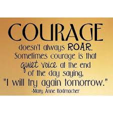 Mary anne radmacher > quotes > quotable quote. Courage Doesn T Always Roar Vinyl Wall Art A Mighty Girl