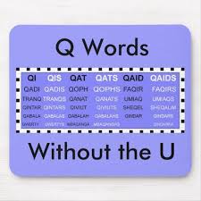 Q Words Without The U Mousepad Zazzle Com In 2020 Fun Online Games Scrabble Words Word Games For Kids