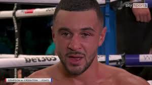 Callum Simpson says he is looking for titles next after his unanimous  points victory against Boris Crighton