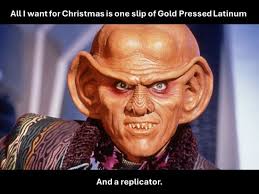 Replicating Gold Pressed Latinum in the Star Trek Universe