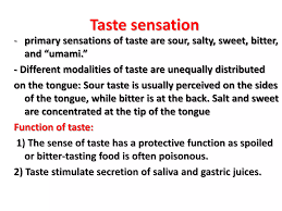 Image result for Taste Sensation