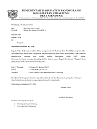 Beliau bekerja sebagai auditor, researcher dan konsultan hukum. Surat Undangan Rapat Desa