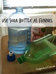 How To Use A Plastic Bottle As A Funnel Budget Savvy Diva Helpful Hints Plastic Bottles Household Hacks
