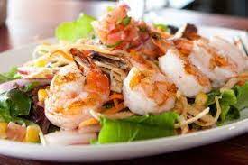 Ski Utah Red Tail Grill Shrimp Salad Food Grilling