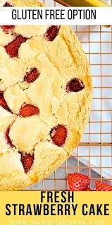 Strawberry Cake Gf Option Easy No Bake Desserts Martha Stewart Recipes Baked Dessert Recipes