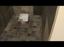 How To Apply Floor Sealer In Tile Shower Shower Tile Shower Floor Tile Flooring