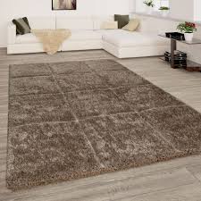 Hochflor teppiche in vielen farben und größen finden sie im benuta online shop: Wohnzimmer Teppich Hochflor Shaggy 3 D Karo Teppich De