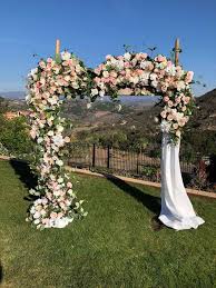 The glow will help light your ceremony and add incredible ambiance to. Blush Wedding Ceremony Archway Flowers Luxury Wedding Arch Etsy Wedding Arch Flowers Boho Wedding Arch Wedding Archway