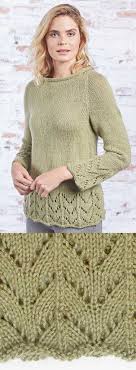 Fluted Lace Pullover Free Knitting Pattern Download Knitting Patterns Free Sweater Lace Knitting Patterns Free Knitting Patterns For Women