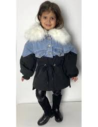 Makosso camille is live now. Parka Noire Bleue Jean Fourree Fille 4 Au 14 Ans Zerda Boutique Mode Pas