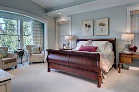 Soft Blue Bedroom And Dark Wood Bedroom Paint Colors Master Master Bedroom Colors Master Bedroom Paint