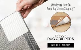 4.5 out of 5 stars. Amazon Com Rug Grippers 8 Pcs Non Slip Washable Rug Gripper Vacuum Tech New Materials To Anti Curling Rug Pad Keep Your Rug In Place Make Corner Flat And Easily