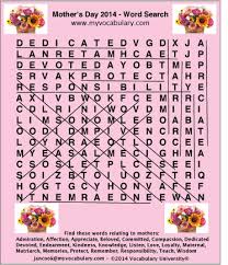 We strongly suggest you verify a mother's day puzzle meets your standards before using it in a class. Mother S Day Vocabulary Games Mother S Day Vocabulary Puzzles Www Myvocabulary Com