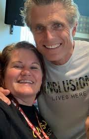 Our fearless Chair committee leader Michelle Schroeder handing out prizes  to the BIG winners.