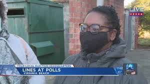 Election Day 2020 Lines Shorter Now In Virginia Beach Youtube