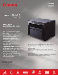 Canon offers a wide range of compatible supplies and accessories that can enhance your user experience with you imageclass mf3010 that. Canon Imageclass Mf3010 Specifications Pdf Download Manualslib