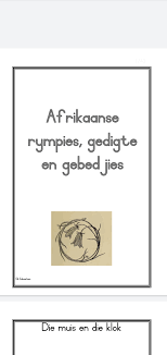 'n paar van my gedigte vir jou genot Afrikaanse Gedigte Liedjies En Gebedjies Teacha