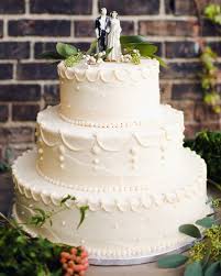 Tradition has it that the bottom tier is for eating at the ceremony, the middle tier for distributing after the event, and the top tier was saved. 29 Wedding Cakes With Vintage Vibes Martha Stewart