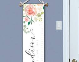 growth chart kids etsy