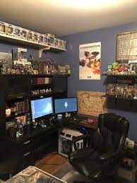 Room But It Has All The Stuff I Like So Oh Well Nerd Room Video Game Room Design Game Room