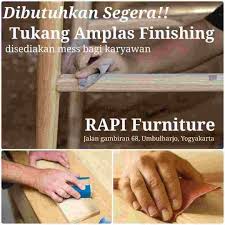 Maybe you would like to learn more about one of these? Dibutuhkan Segera Tukang Amplas Finishing Pasti Terjual