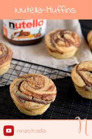 Nutella Muffins Mit Flussigem Kern In 2020 Nutella Muffins Nutella Recipes Delicious Cake Recipes