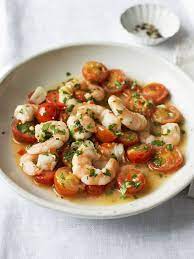 Jumbo Prawns With Tomatoes And Garlic Recipe Recipe Recipes Food Prawn Dishes