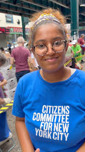 Abril Peña from @citizenscommittee talks about why they bring corporate  volunteers to support our work. , @citizenscommittee has been a strong ally  to our work, they provide funding and volunteerism. ...
