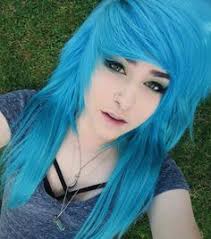 Gradient blue and green hair. 17 Alt Girls Boys Blue Hair Ideas Blue Hair Hair Emo Hair