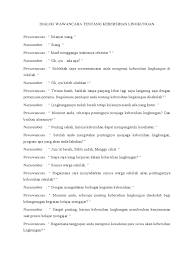 Contoh wawancara tentang kebersihan rumah. Dialog Wawancara Tentang Kebersihan Lingkungan