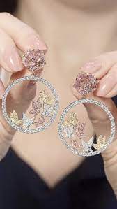 You can also choose from claw setting, micro insert, and flimming setting cute big earrings, as well as from women's, children's, and unisex cute big earrings, and whether cute big earrings is trendy, classic, or cute. Pin By Tishamii On Jewelry Girly Jewelry Beautiful Jewelry Indian Jewellery Design Earrings