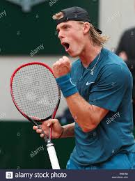 Kirill shapovalov is an artist and promoter, creator and inspirer of eclectic electronic perfomance project haute dance in st. Kanadische Tennis Player Denis Shapovalov Feiern Wahrend Der French Open Tennis Turnier 2018 Paris Frankreich Stockfotografie Alamy