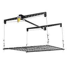 Garage Pulley System From Ceiling The 4 Point Pulley Lift System Is The