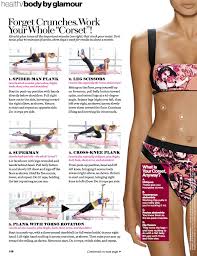 Ab Workout Working Your Corset Muscles Via Glamour Magazine Abs Workout Health Body Health