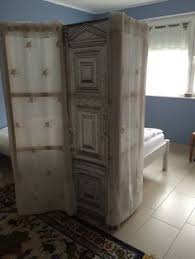 Just Another Ikea Hack Ivar Side Units Left Over Curtains Six Hinges A New Folding Screen