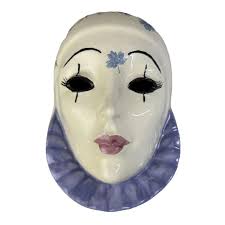 Unbranded Clowns & Circus Ceramic Decorative Masks for sale