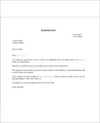 12 Standard Resignation Letter Examples Pdf Word Examples