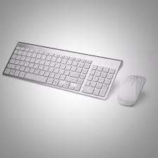 Wireless Keyboard And Mouse Combo Set 2 4g For Mac Apple Pc Full Size Slim Silve Wirelesskeyboardand Wireless Mouse Gaming Mouse Keyboard