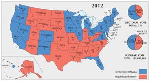 Us Election Of 2012 Map Gis Geography