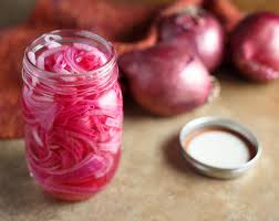 Apr 20, 2018 · ingredients 2 small onions 1 cup white vinegar 1 cup water 2 tablespoons sugar 1 tablespoon salt pickling spices of your choosing Easy Pickled Onions Red Pickled Onions Recipe Shared Appetit