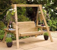 Excellent Absolutely Free Wooden Garden Seating Style Outdoor Spaces And Patios Beckon Specifically When The Ele Gartenschaukel Stuhl Schaukel Schaukel Garten
